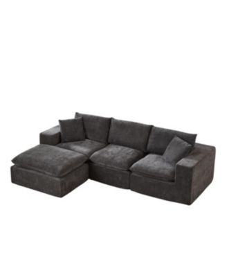Streamdale Modern Chenille Cloud Sofa - Freely Combinable & Comfortable
