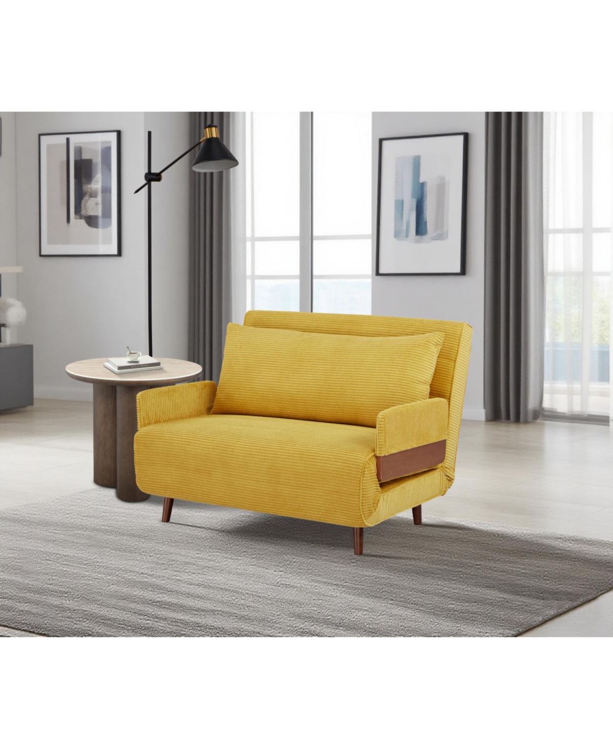 Streamdale Furniture Sven Sofa Bed - 3-in-1 Convertible Chair Sleeper Sofa