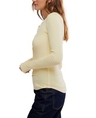 Women's Long-Sleeve Henley Top 