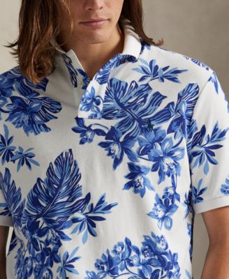 Men's Short-Sleeve Animated Mesh Classic Polo Shirt