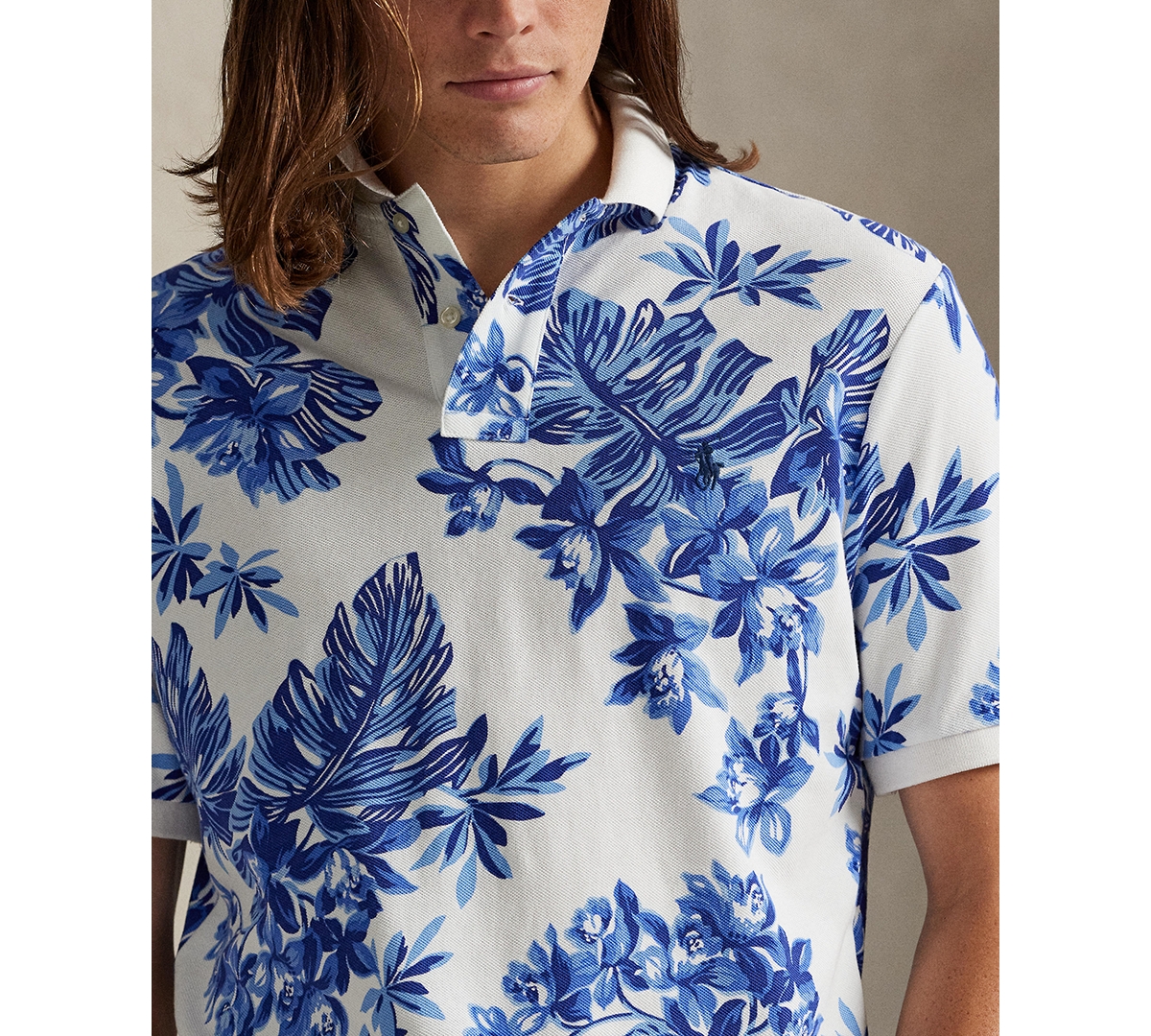 Polo Ralph Lauren Men's Short-Sleeve Animated Mesh Classic Shirt