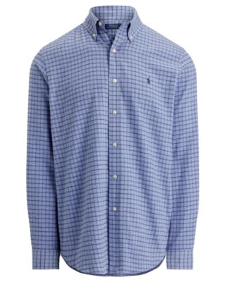 Men's Classic-Fit Long-Sleeve Checked Shirt