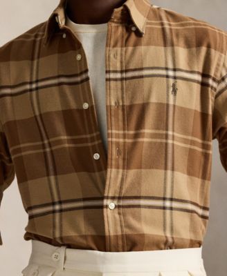 Men's Classic-Fit Long-Sleeve Checked Shirt