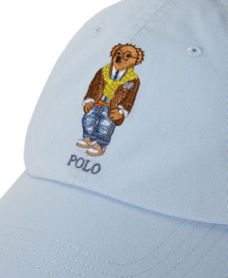 Men's Bear Graphic Twill Ball Cap