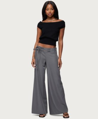 Women's Willard Baggy Lace Up Belt Pants