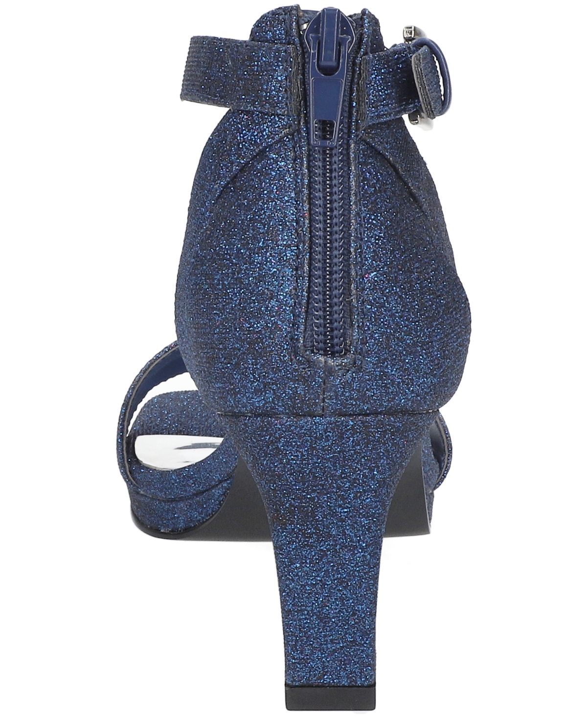 Easy Street Women's Ro Square Toe Heeled Sandals In Blue