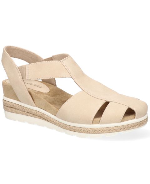 Женские сандалии Easy Street Freeport Wedge, цвет: Светлый бежевый