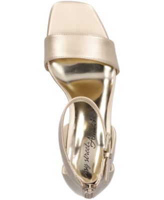 Ro Square Toe Heeled Sandals