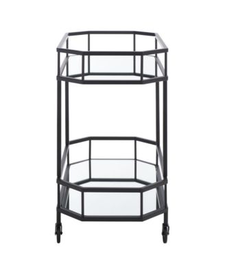 Silva 2 Tier Octagon Bar Cart