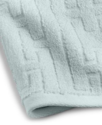 Sculpted Chain-Link Wash Towel, 13" x 13", Exclusively at Macy’s