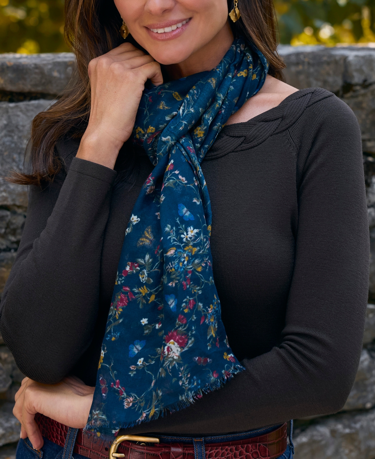 Patricia Nash Vintage Print Scarf