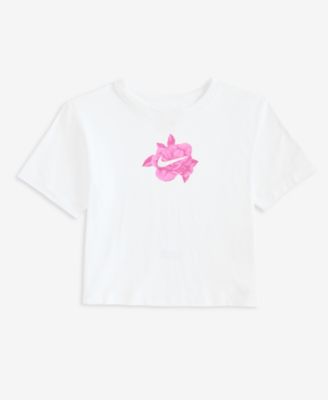 Girls' 4-6X Boxy Crewneck T-Shirt and Scooter Shorts, 2-Piece Set