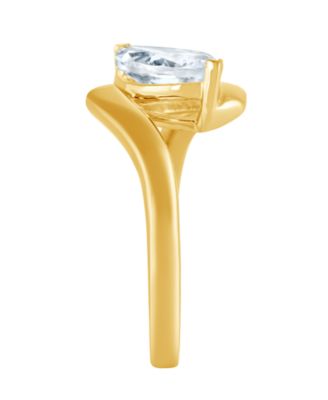 Certified Lab Grown White Diamond Solitaire Ring (1-3/4 ct. t.w.) in 14k Yellow Gold