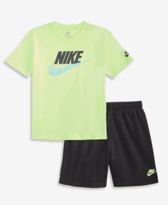 Boys' 4-7 Futura Crewneck T-Shirt and Shorts, 2-Piece Set