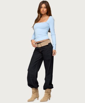 Women's Lovie Fitted Square Neck Top