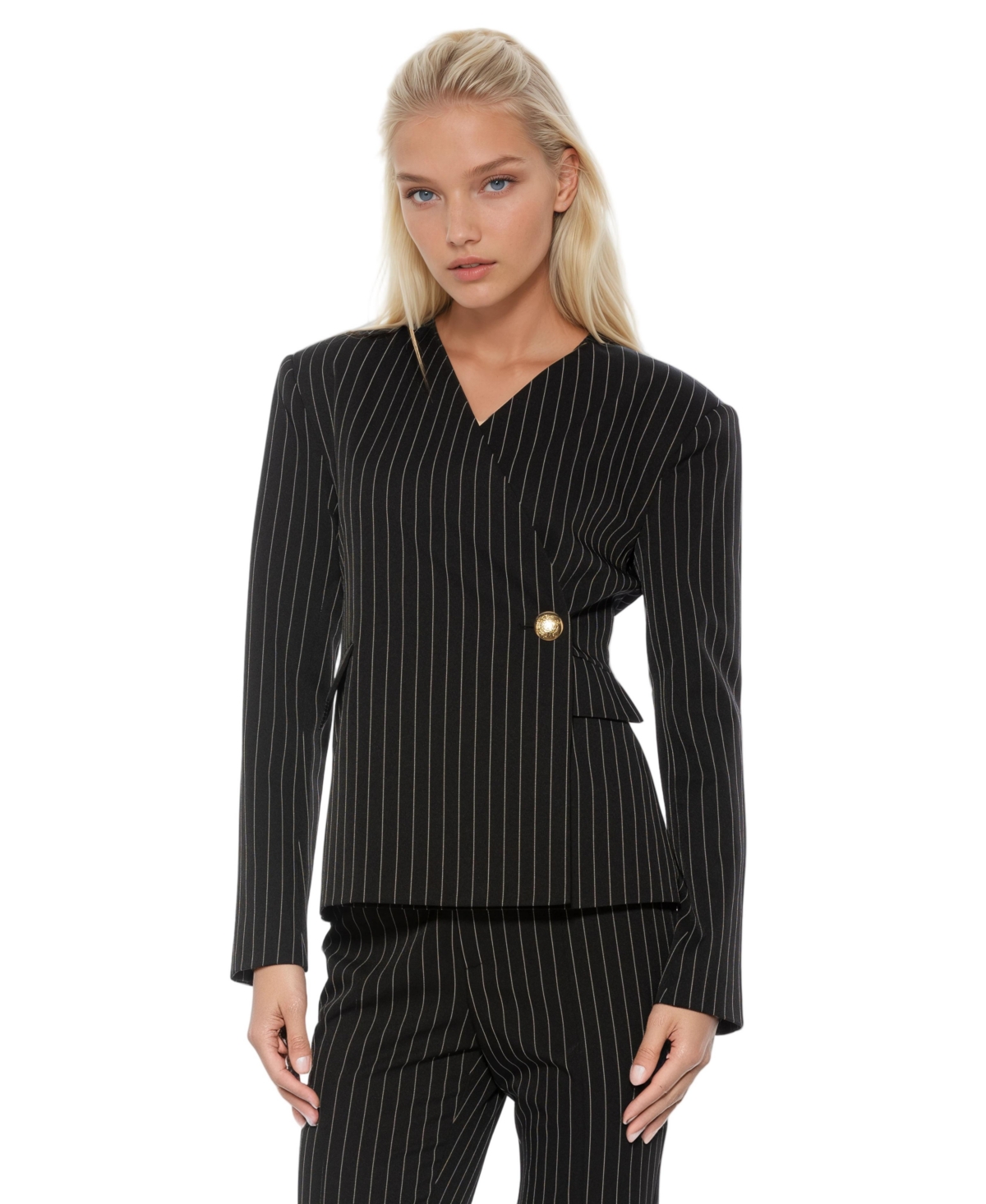 Alexia Admor Women's Alira Striped Blazer