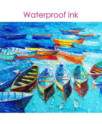 12 Colors Acrylic Water-Based Paint Pens, Waterproof Markers Set with Brush Tip for Painting, Journaling, Fabric, Ceramic and Metal