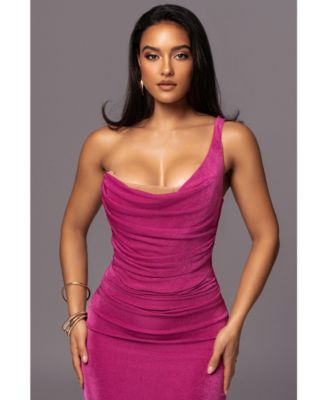 Women's Slinky Krishna One Shoulder Maxi Dress