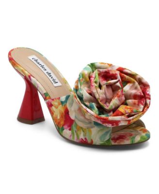 Womens Kayla Floral Dress Heel
