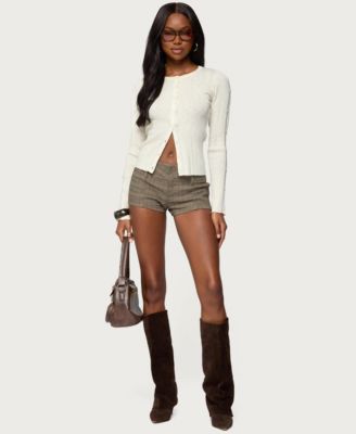 Women's Maureen Button Ribbed Knit Cardigan