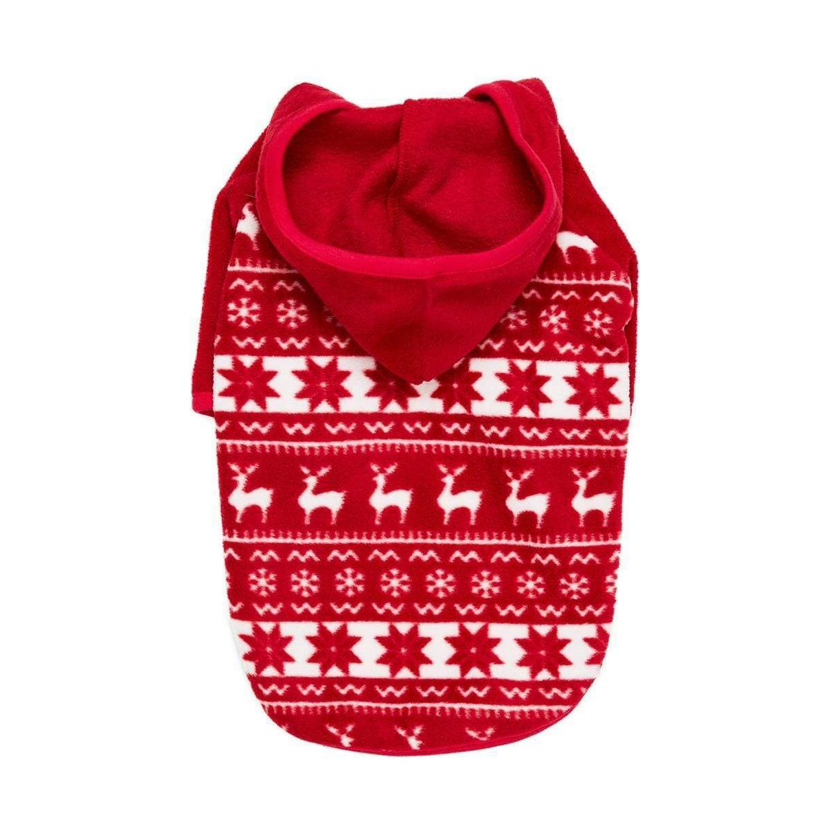 Blueberry Pet Christmas Holiday Reindeer & Snowflake Dog Apparel