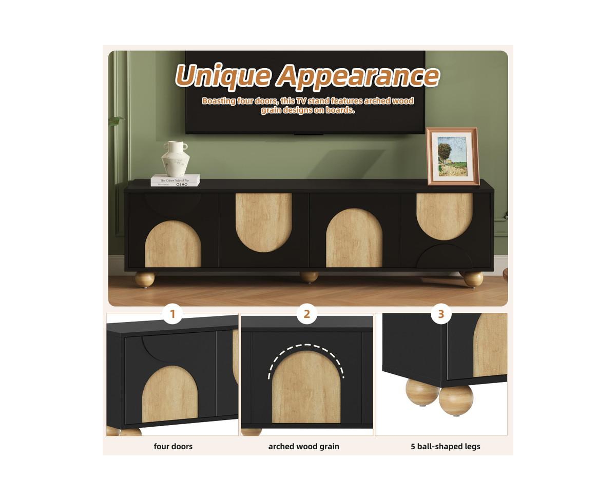 Farmhouse Storage Cabinet With Tv Stand