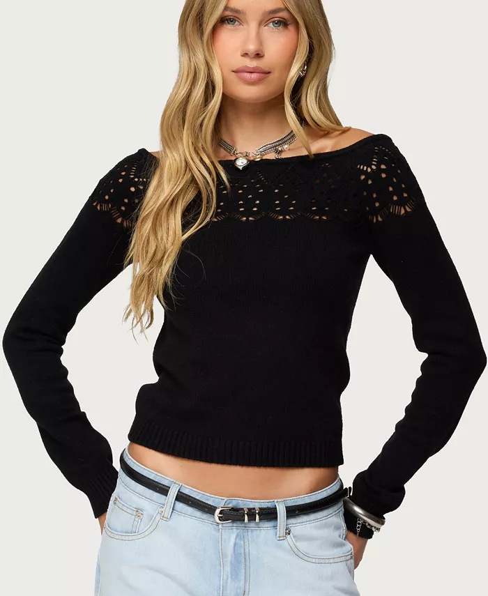 Women's Lillis Boat Neck Knit Top