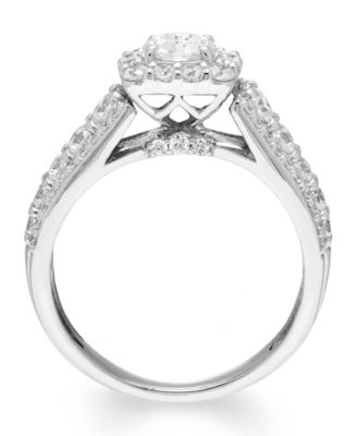 Diamond Halo Bridal Set (2 ct. t.w.) in 14k White Gold