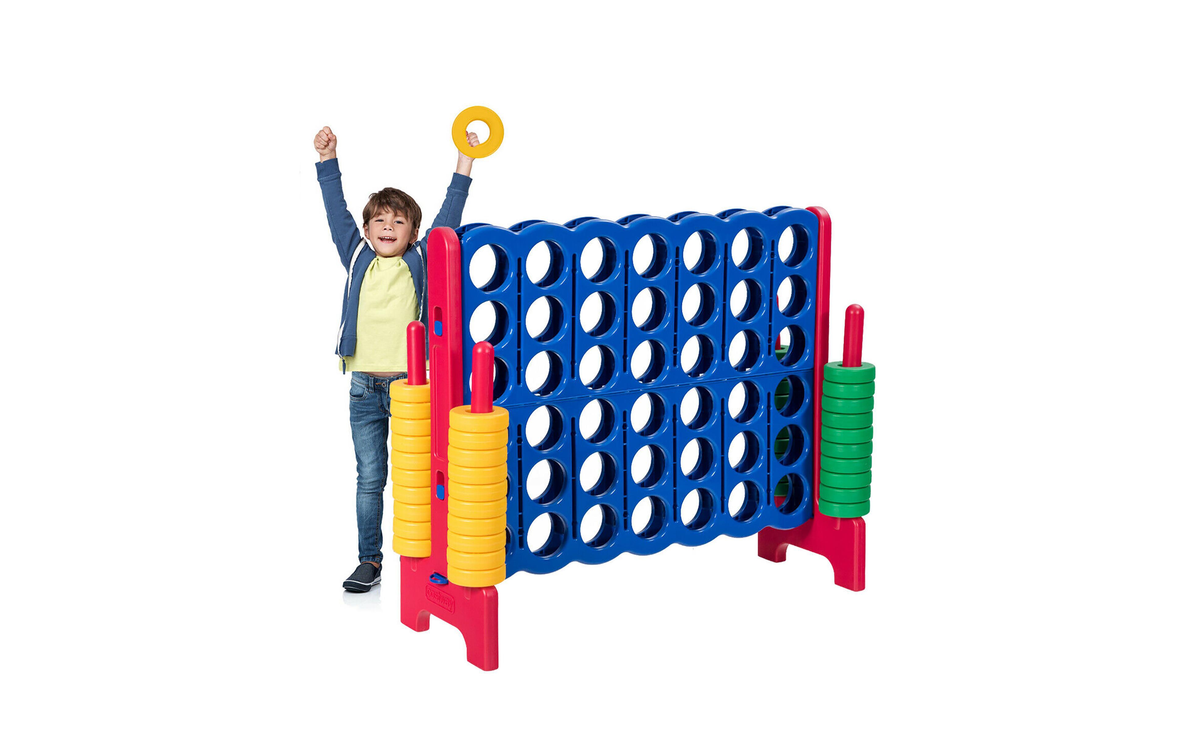 Costway 4-to-Score Giant Outdoor Board Game, Ages 3+