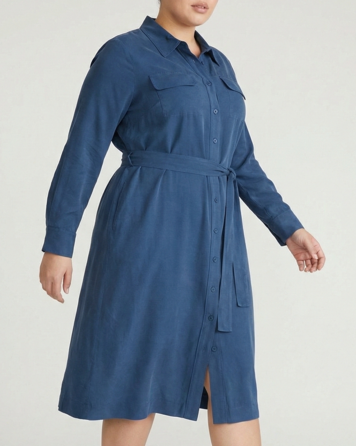 Universal Standard Plus Cooling Stretch Cupro Savannah Dress