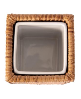 Square Tumbler with Ceramic Insert