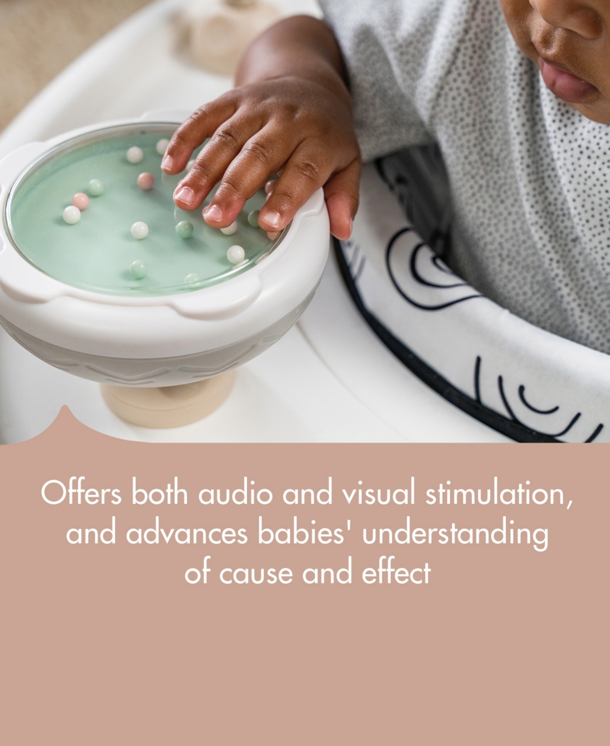 Tiny Love Baby Boys' or Girls' 5-in-1 Stationary Activity Center