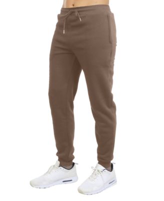 Men's Modern-Fit Heavyweight Jogger Sweatpants with Zipper Side Pockets