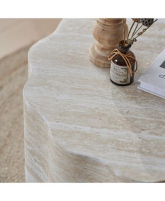 Streamdale Set of 2 Round Coffee Tables, Modern Minimalist Side Accent End Tables