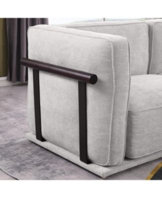 Streamdale Modular fabric sofa set with ottomans