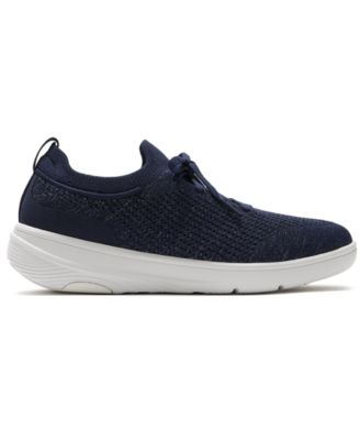 Women's Super-Q Knit Slip-On Lace-Up Sneakers