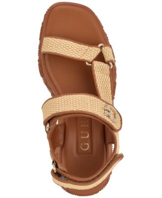 Women's Lanara Strappy Sporty Quattro G Platform Footbed Sandals