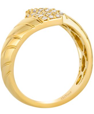 Nude Diamond Ring (0.30 ct. t.w.) in 14k Honey Gold