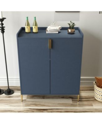 Streamdale Home wine bar cabinet with rack & shelf, modern sideboard buffet