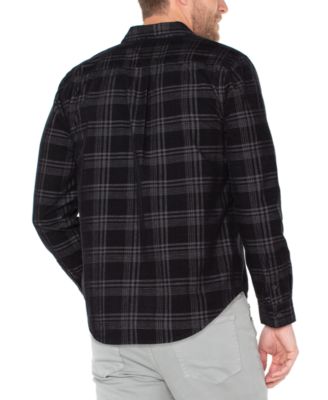 Men's Long-Sleeve Double Pocket Button-Up Shirt