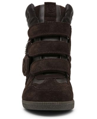 Women's Mavis High-Top Lace-Up Wedge Sneakers