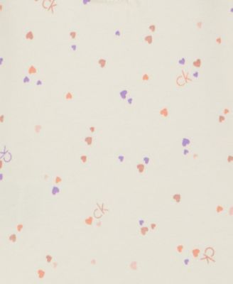 Baby Girls' Printed Bodysuit and Applique Detail Skirtall, 2-Piece Set