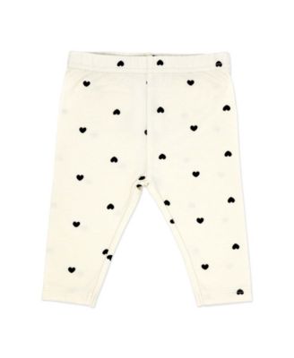 Baby Girls' Tiny Hearts Print Top, Leggings and Headband, 3-Piece Set