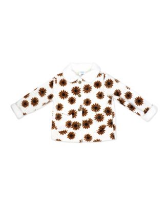 Baby Girls' Wildflower Short-Sleeve Bodysuit, Jacket and Pants, 3-Piece Set