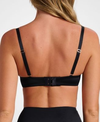 Women's Wireless Support Smooth Satin Luxe Lift Padded Bra