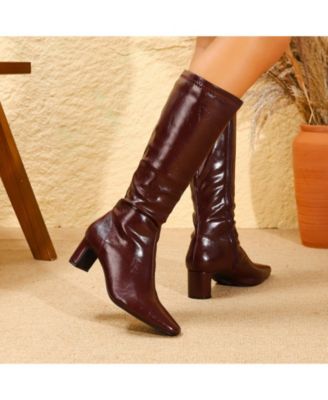 Adrienne Minimalist Knee High Boots