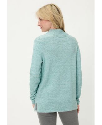 Women's Half Zip Mock Sweater