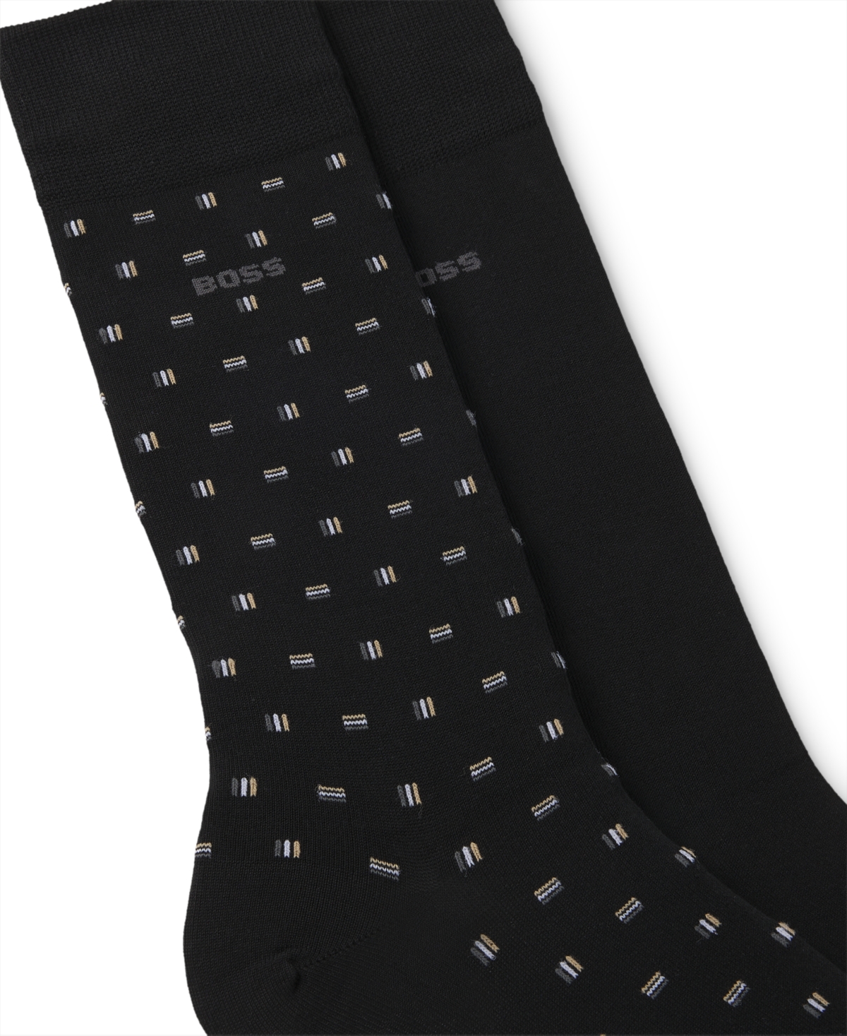 Hugo Boss Men's Mini Iconic Print Logo Socks, 2-Pack