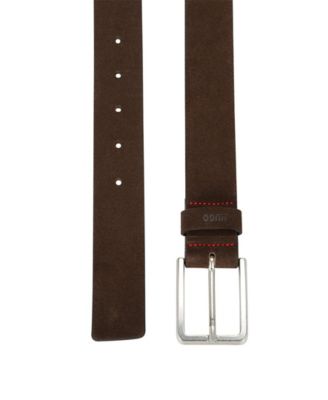 Men's Printed Logo Casual Leather Belt