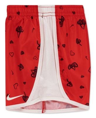 Girls' 4-6X Cherry T-Shirt and Dri-FIT Tempo Printed Shorts, 2-Piece Set